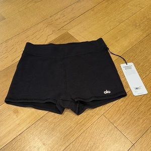 ALO - NWT - Microwaffle Pleasant Boyshort - Black - Sz M